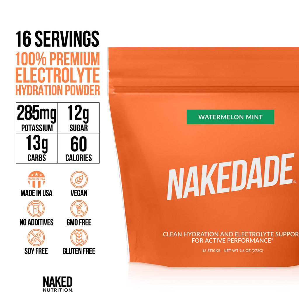 Electrolytes Powder Packets - Watermelon Mint | Nakedade