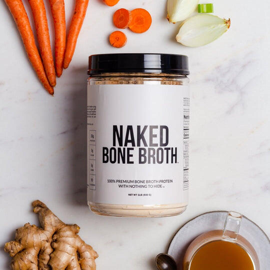 Bone Broth Protein Powder Supplement Naked Bone Broth Naked Nutrition