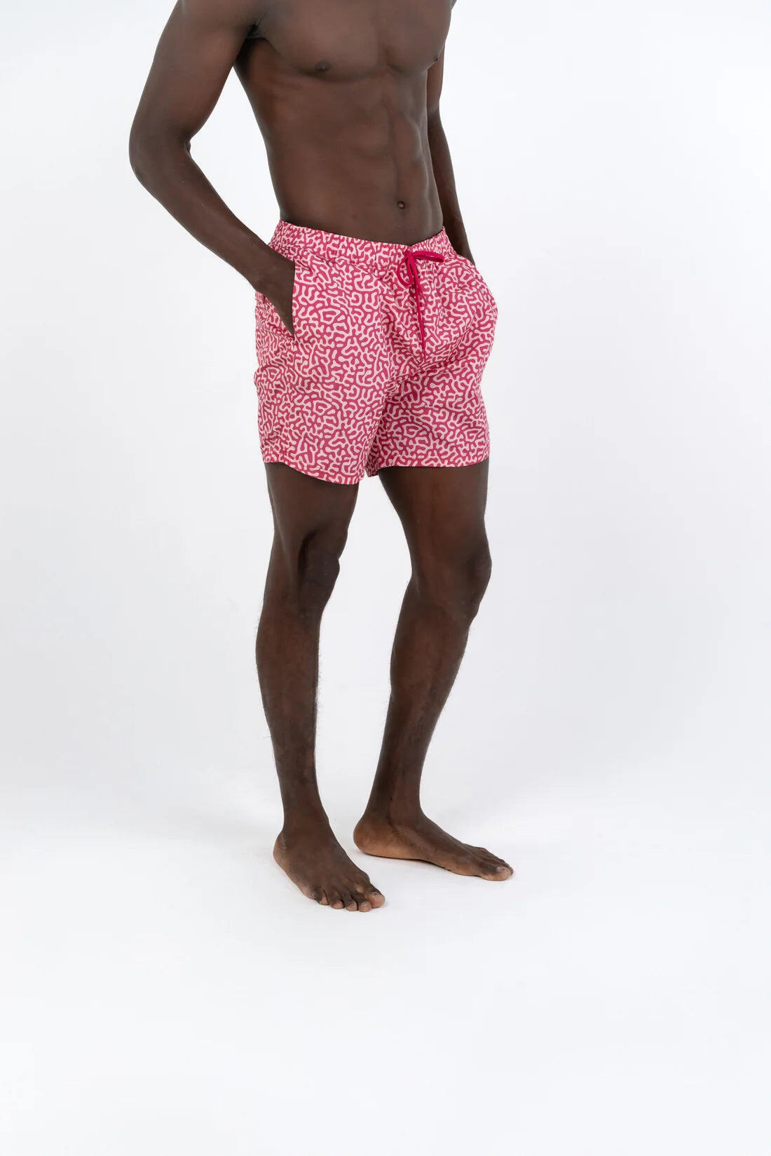 Men Swim Shorts Coral Reef