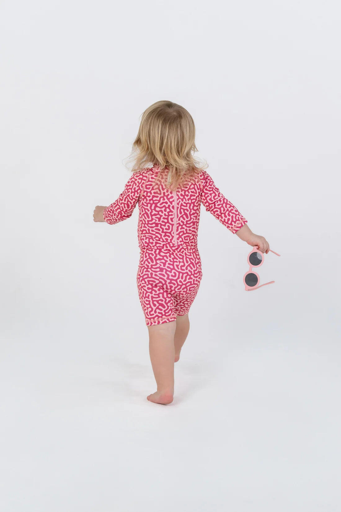 Baby Swimsuit Long Sleeve Coral Reef