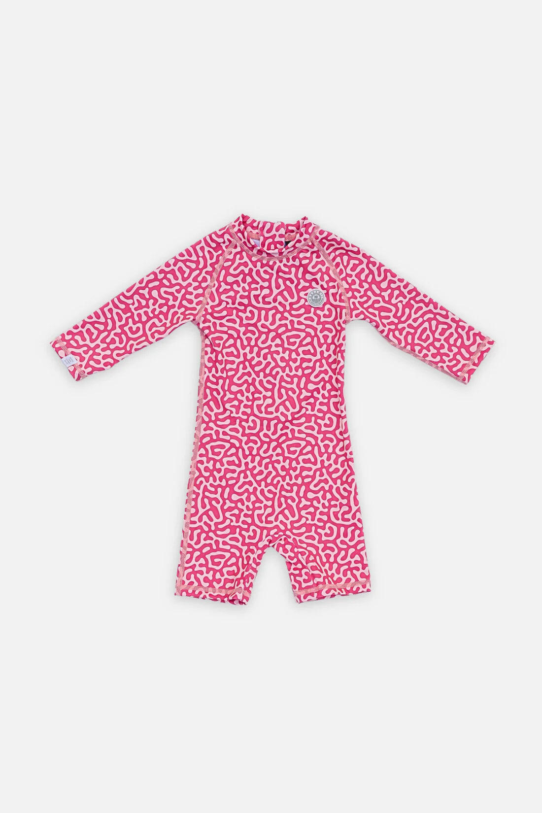 Baby Swimsuit Long Sleeve Coral Reef