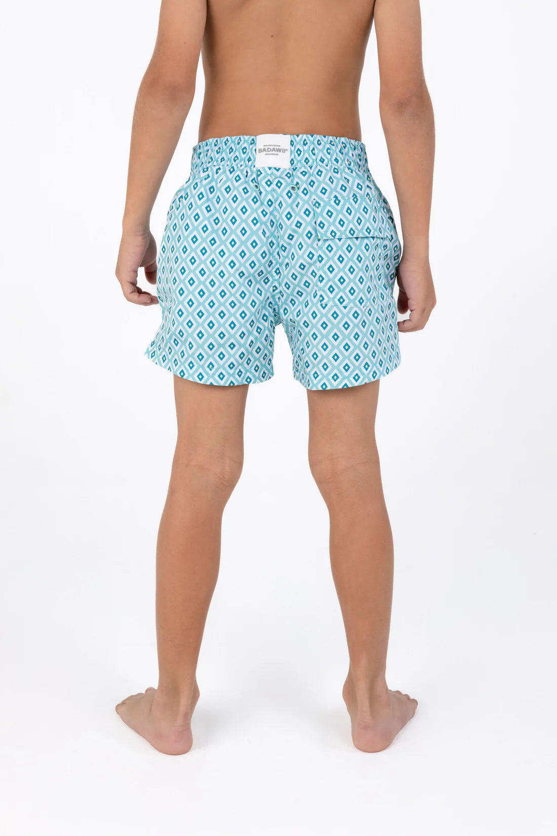 Boys Swim Shorts Diamond Green