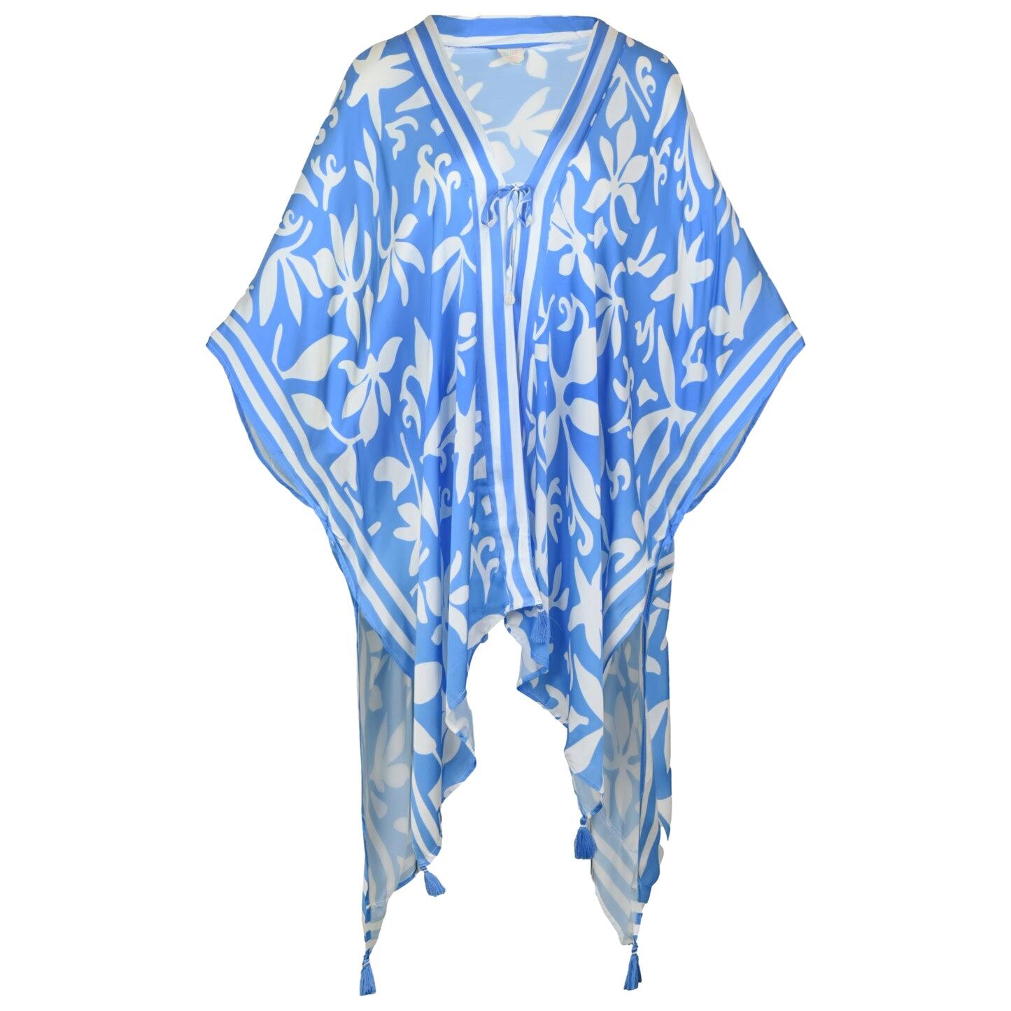 Summer Breeze Print Kimono - Kimono