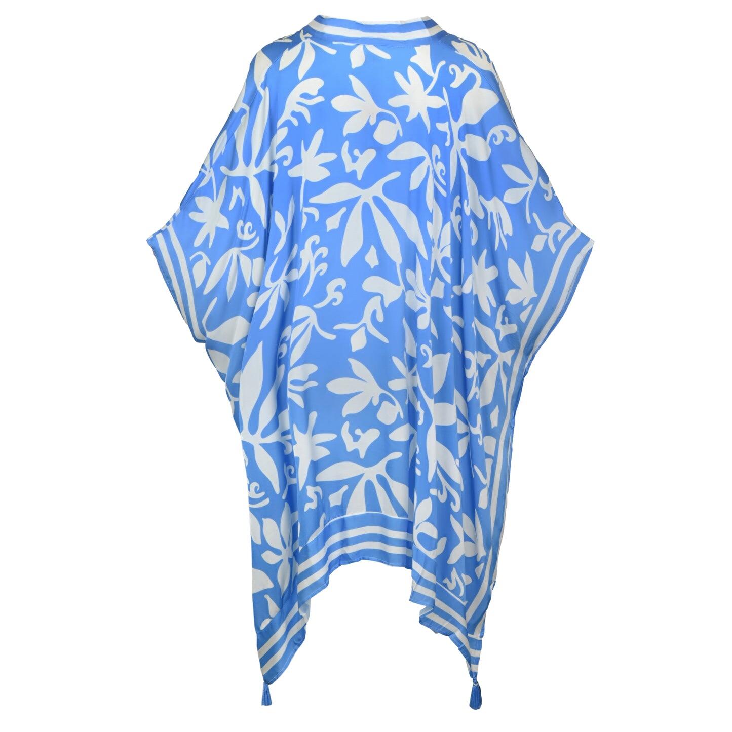 Summer Breeze Print Kimono - Kimono