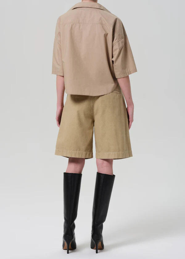 Cara Pleated Short Gobi