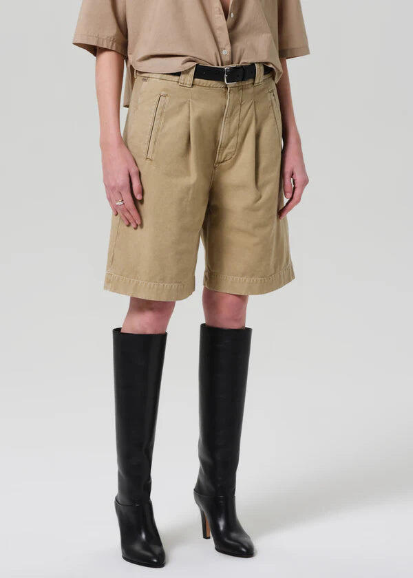 Cara Pleated Short Gobi