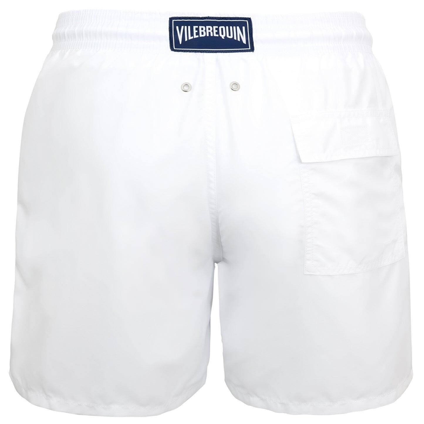 Moorea Swim Short Solid White - Men’s Swim Shorts