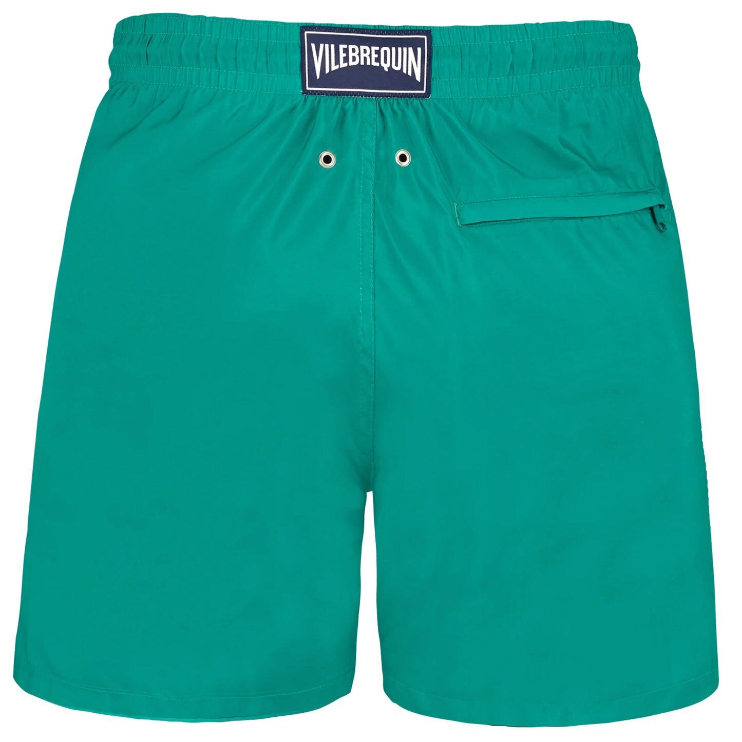 Men Swim Shorts Ultra-Light and Packable Solid Emerald Green - Men’s Swim Shorts