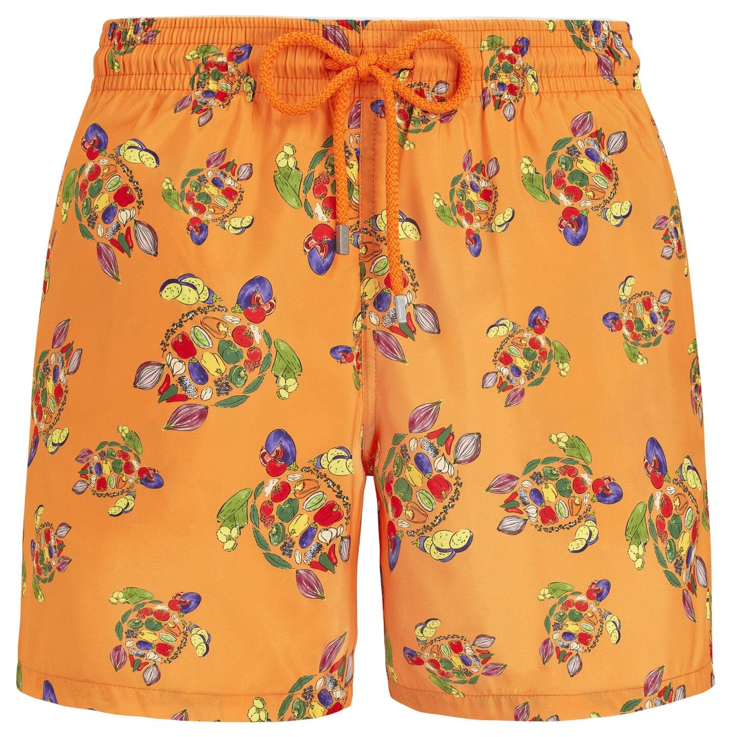 Men Swim Shorts Ultra-Light and Packable Rataturtles Orange - Men’s Swim Shorts