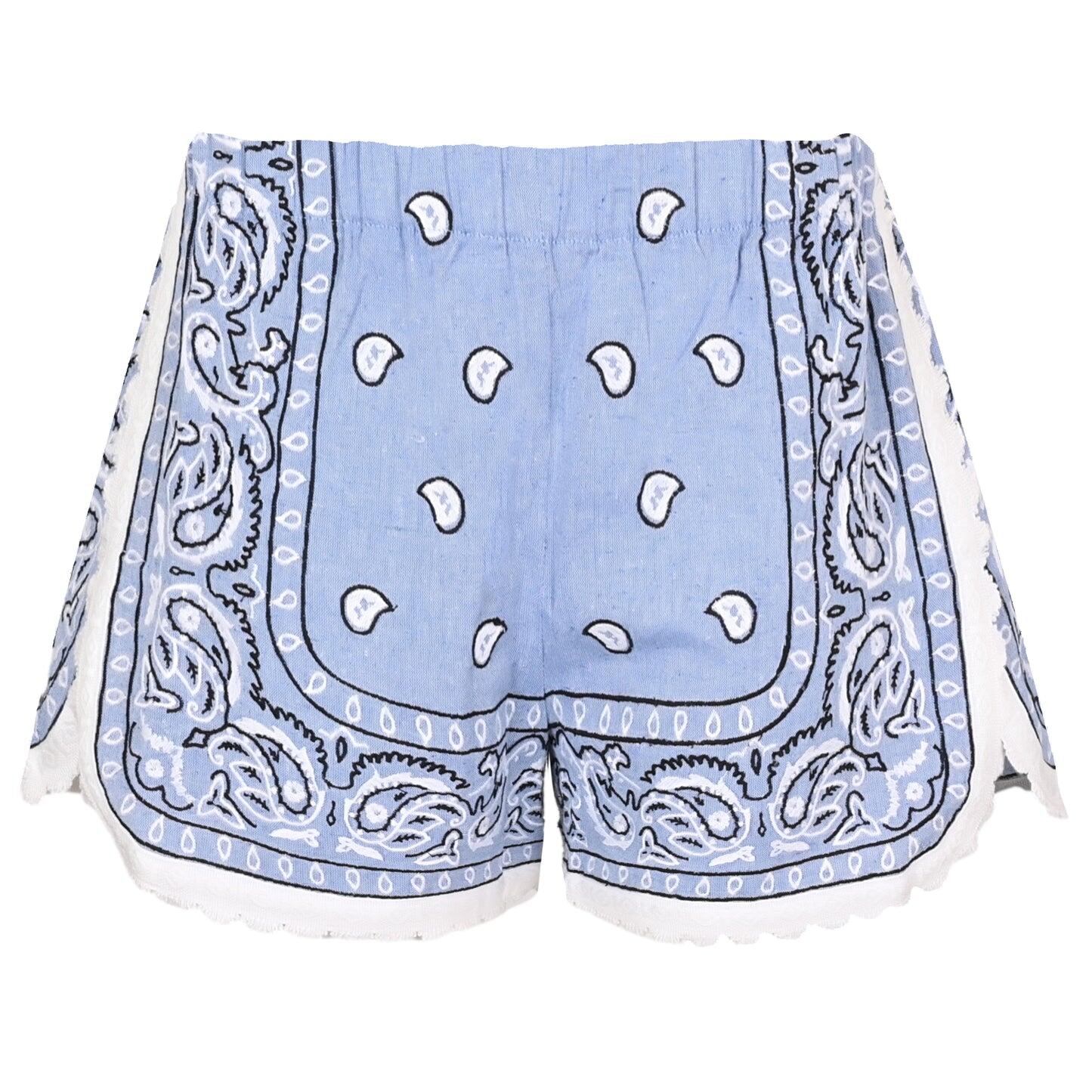 Orsina Bandana Blue White - Shorts
