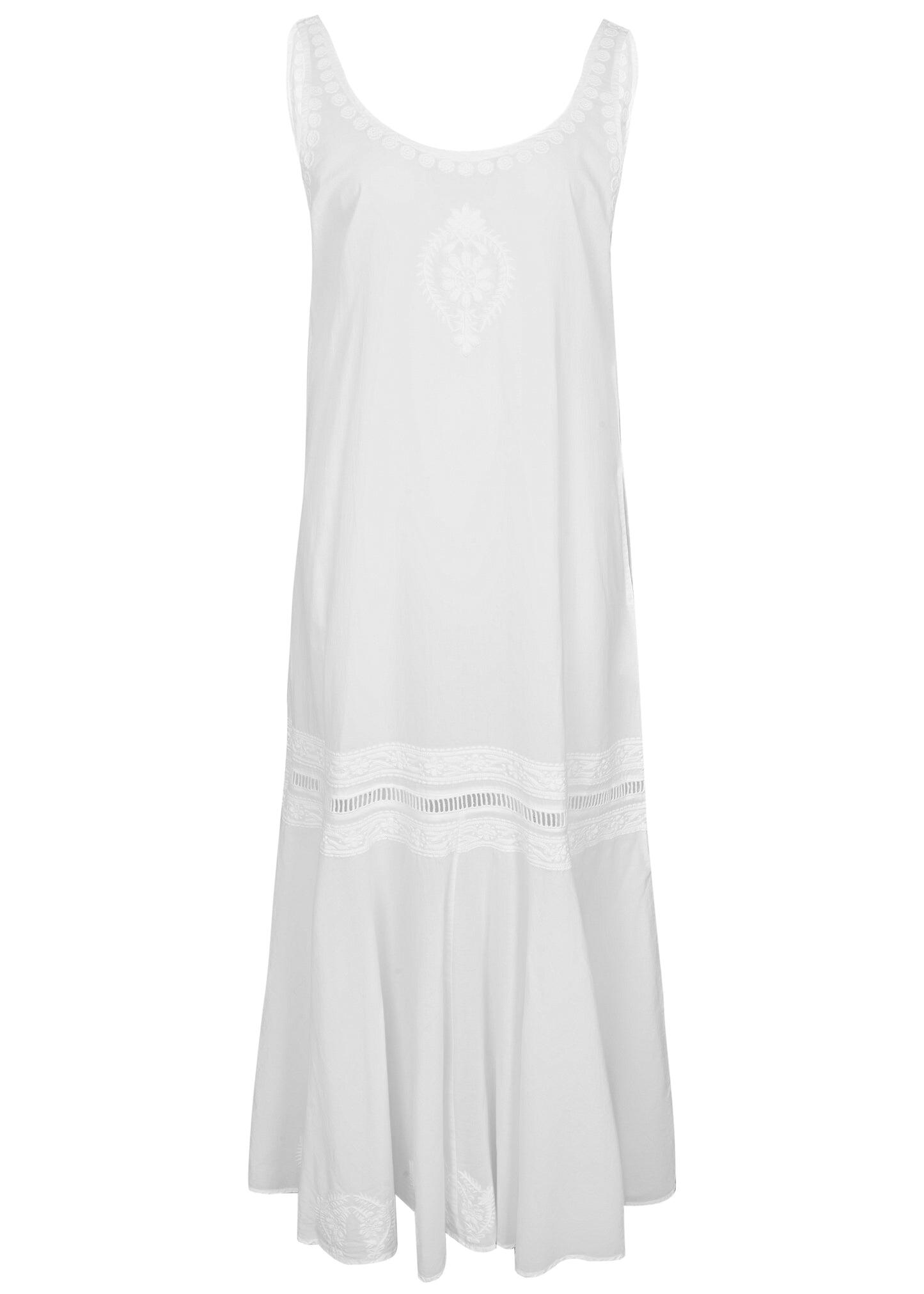 Roma White Maxi Dress - Dress