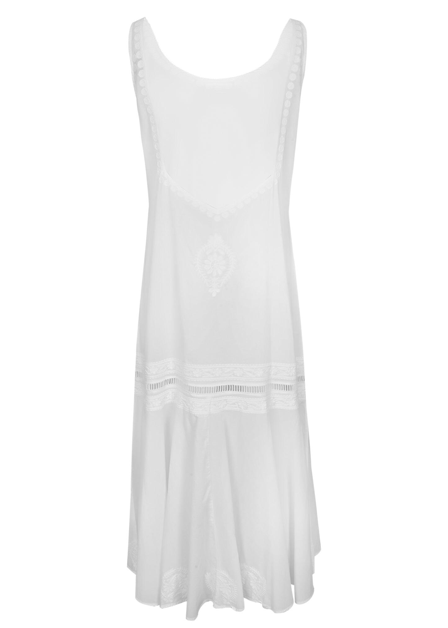 Roma White Maxi Dress - Dress