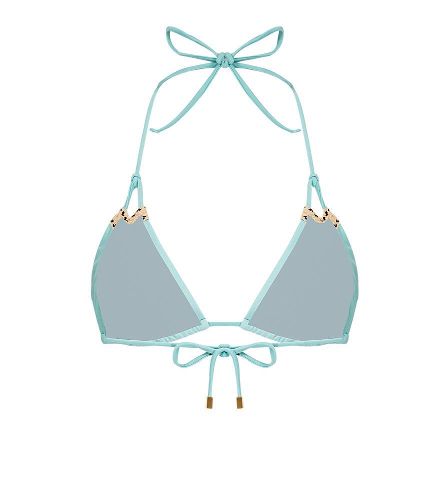Solid Foam Ibiza Jute Tri Top - M - Bikini Top