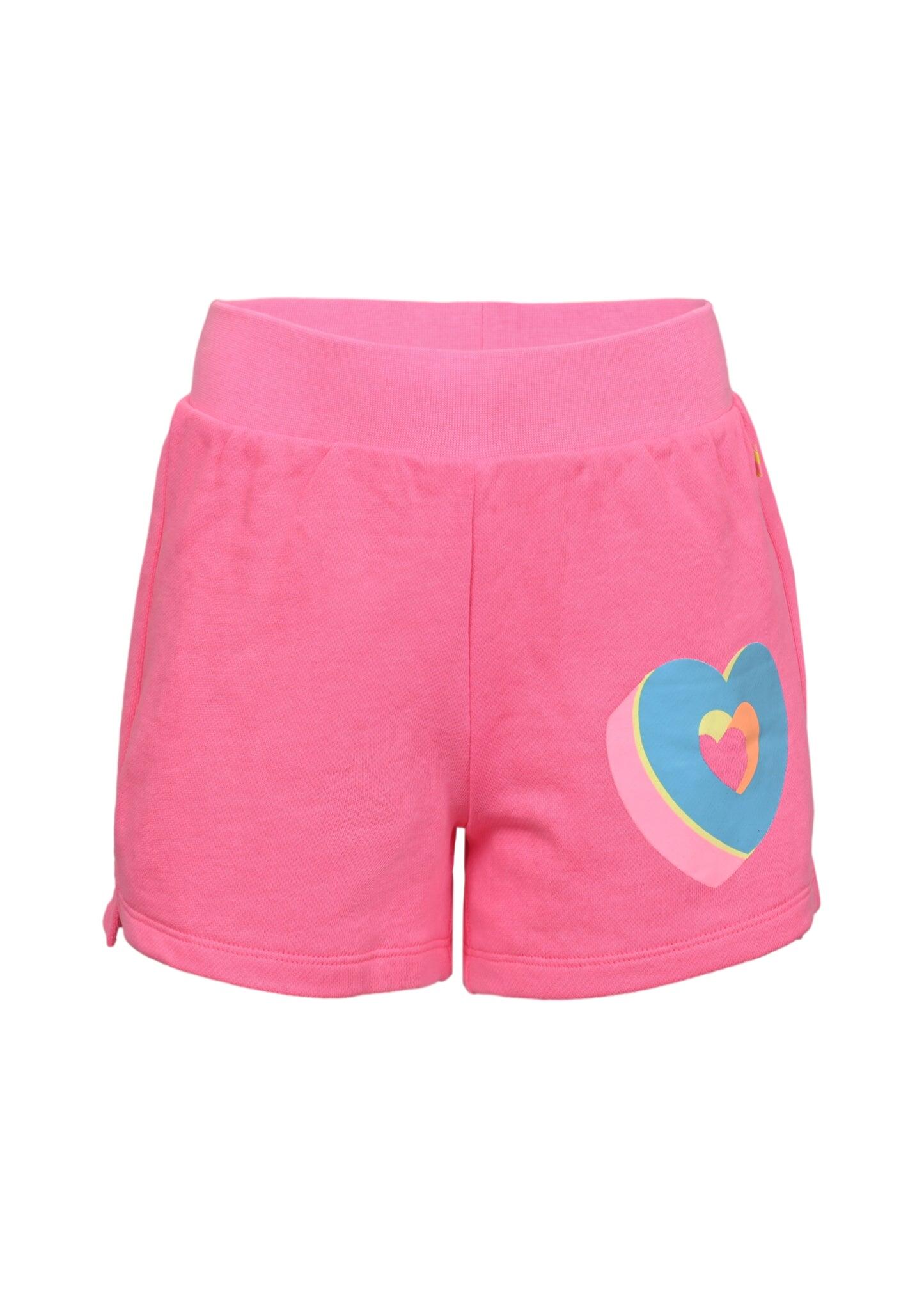 Girls Pink Hooded Top and Short Set - Set