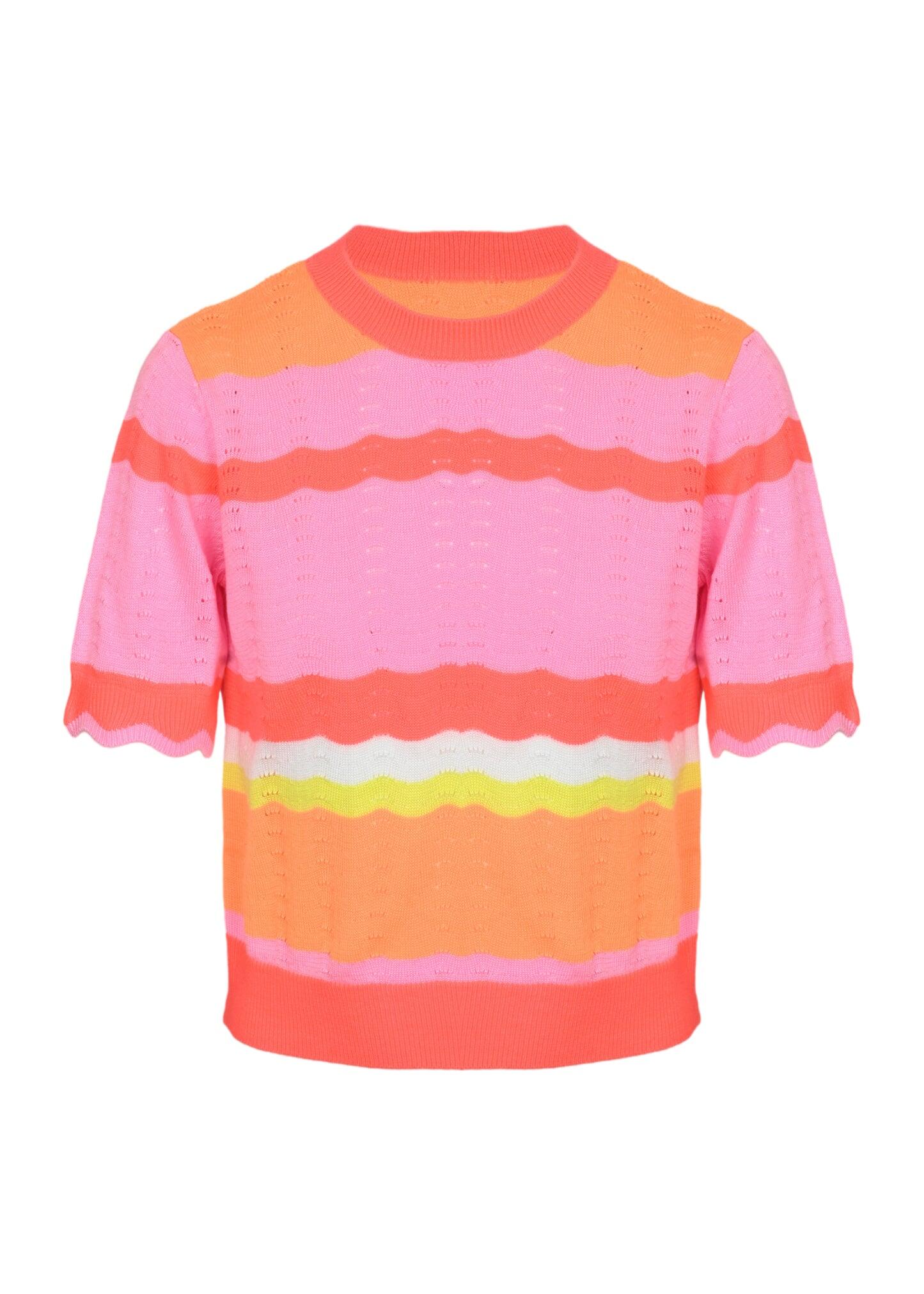 Girls Multi/Print Knit Top & Short Set - Set