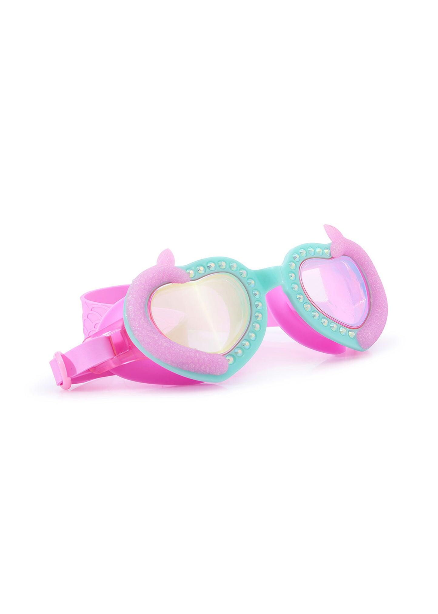 Pearly Pink Mermaid Tail Swim Goggles - Goggles