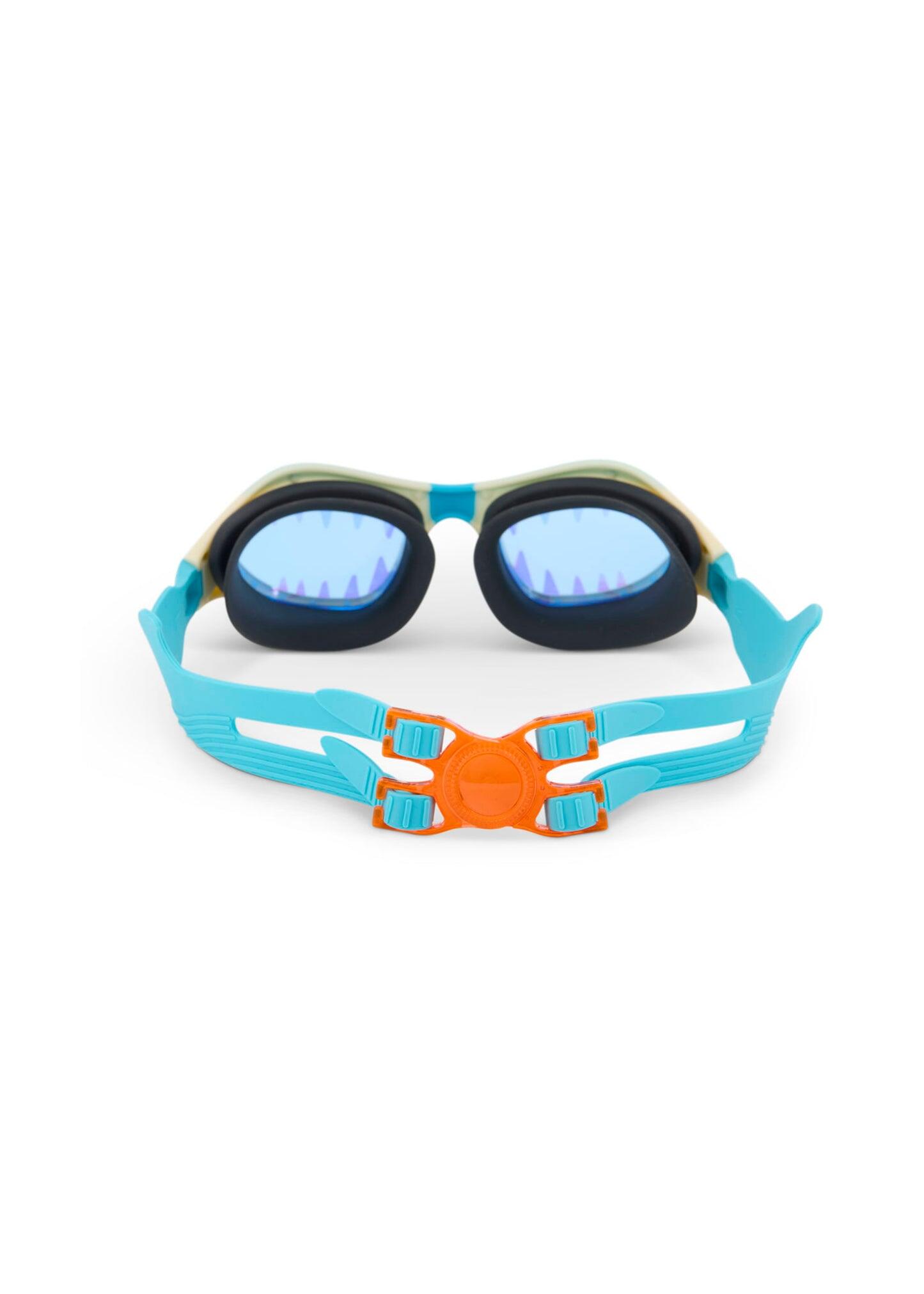 Shark Tooth White Megamouth Swim Goggles - Goggles