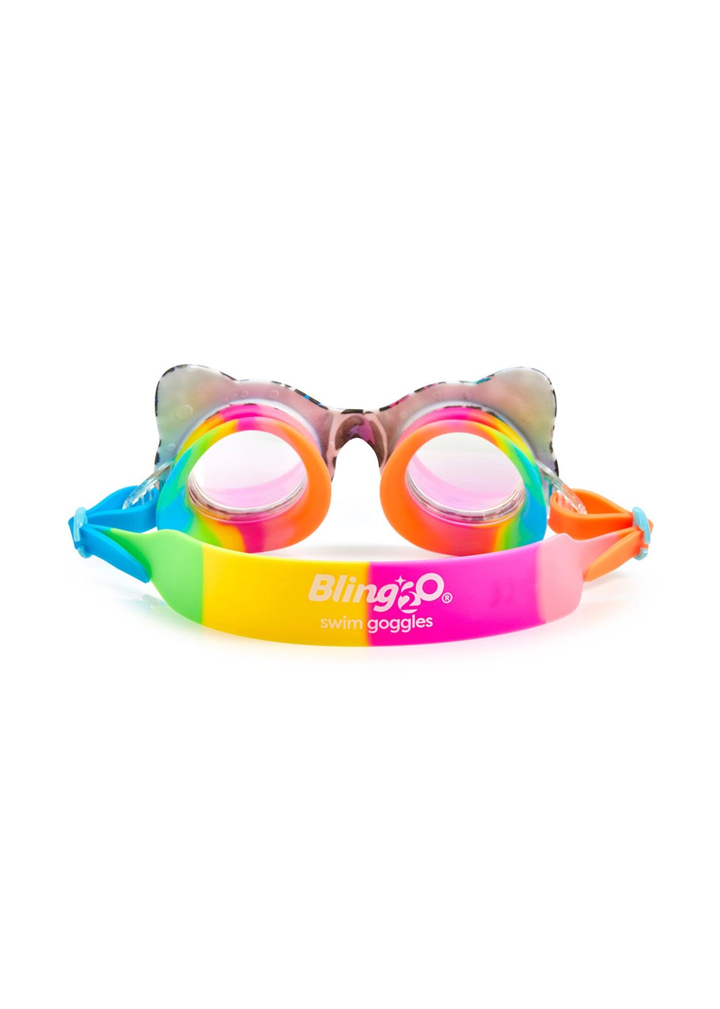 Talk To Paw Midnight Meow Multi Color Swim Goggles - Goggles
