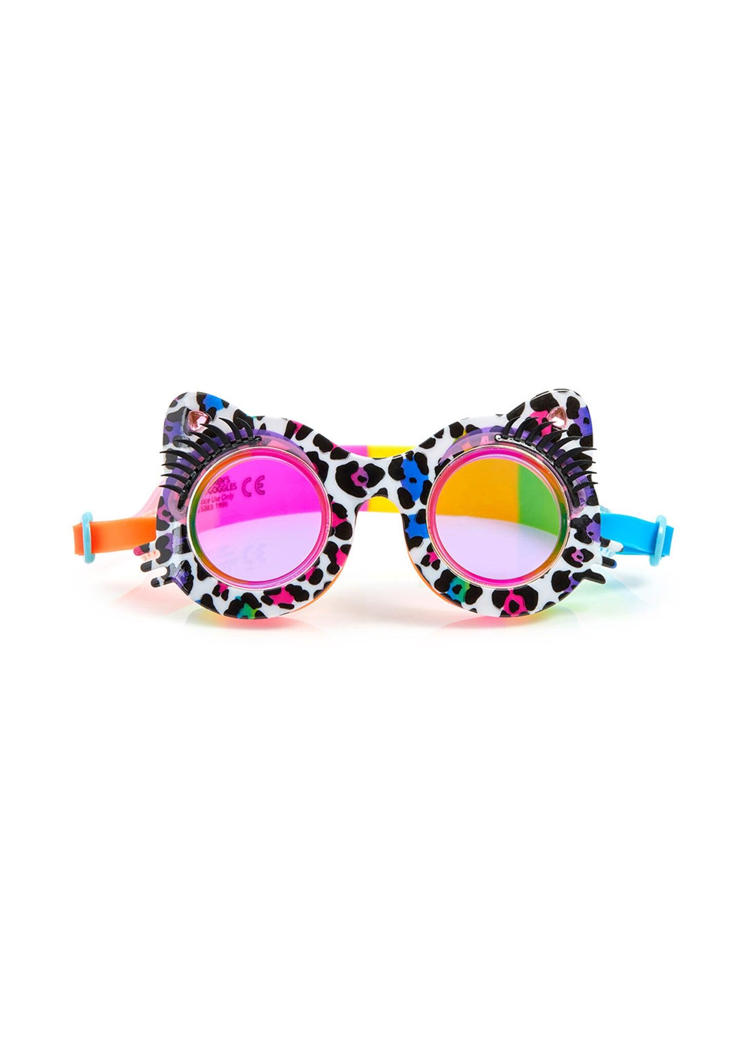 Talk To Paw Midnight Meow Multi Color Swim Goggles - Goggles