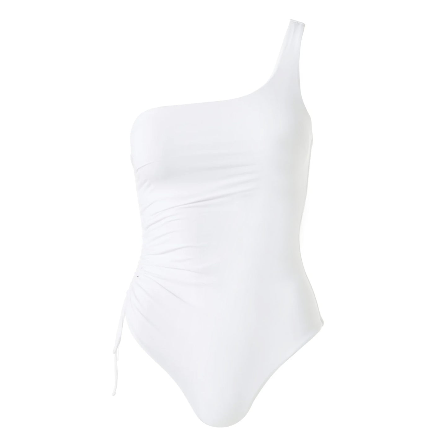 Melissa Odabash White One Piece Swimsuit | Ruched One Piece Swimsuit White