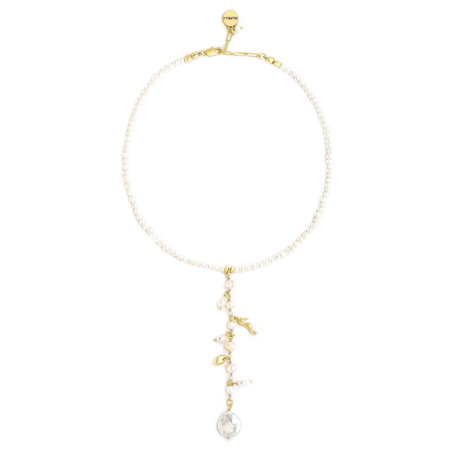 Chacha White Pearl Necklace - Necklace