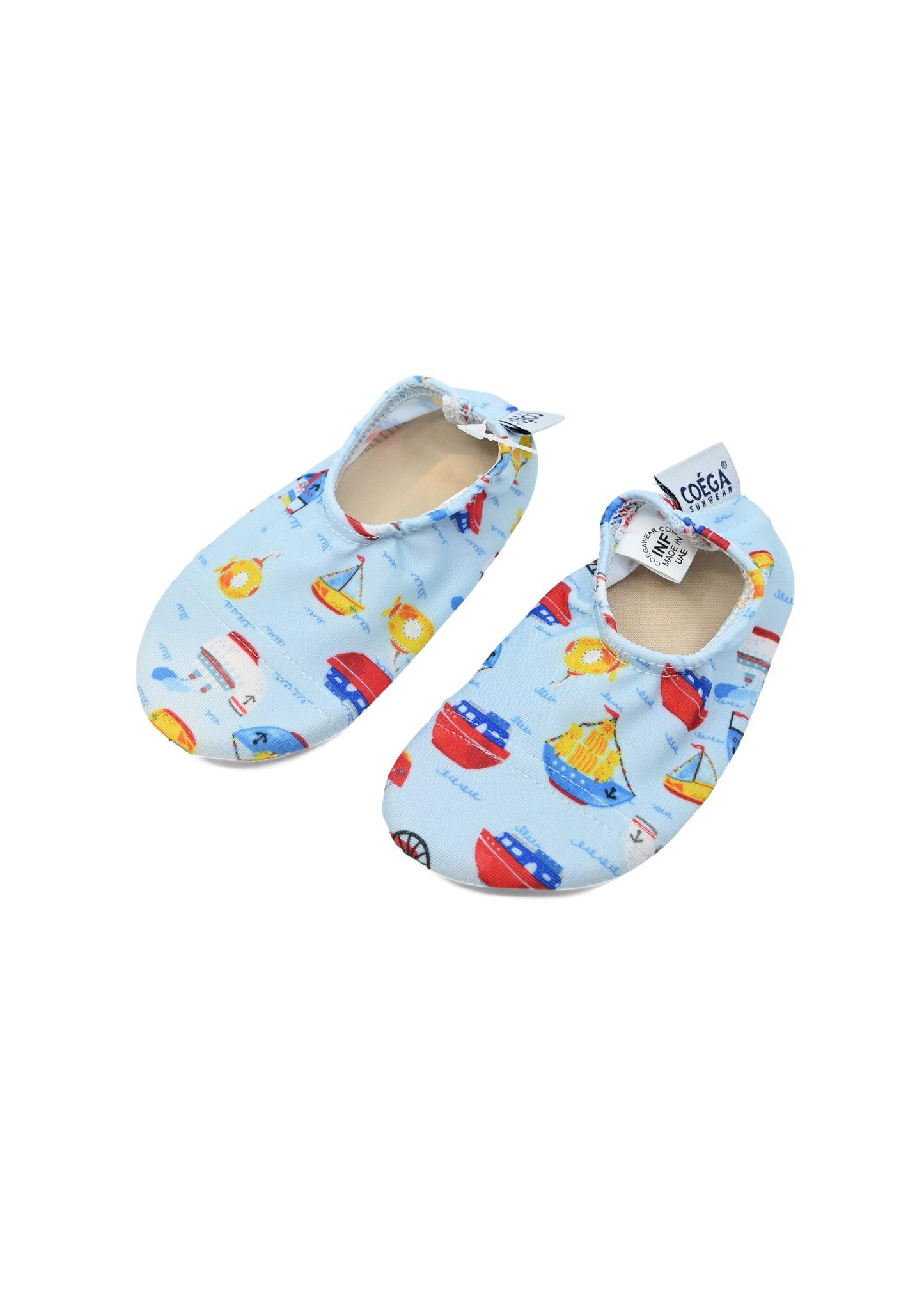 Pool & Beach Shoes Blue Boats - INF - Shoes