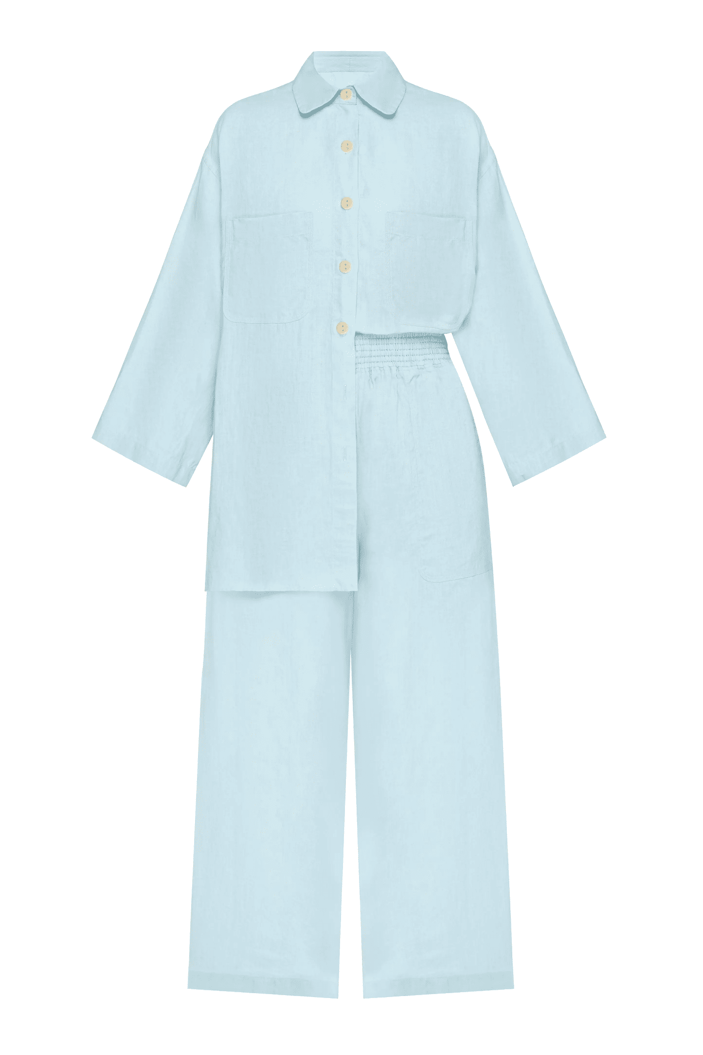 Top And Pants Set Light Blue - Set