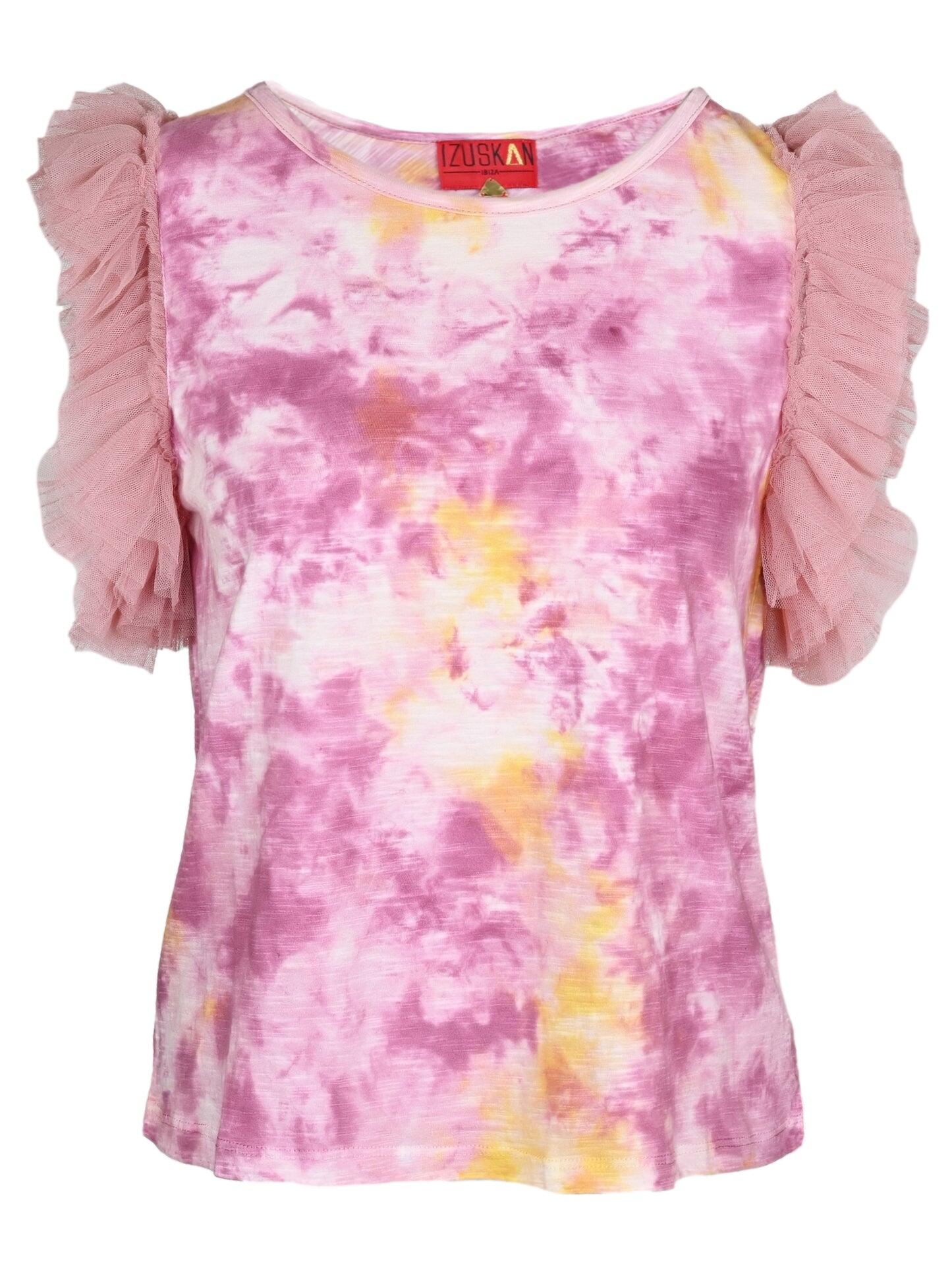 Ibiza Tule T-Shirt Tie Dye Sunrise