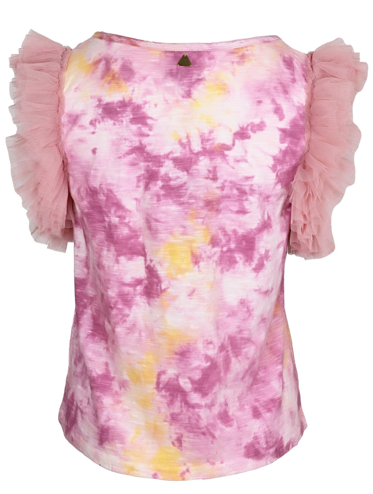 Ibiza Tule T-Shirt Tie Dye Sunrise