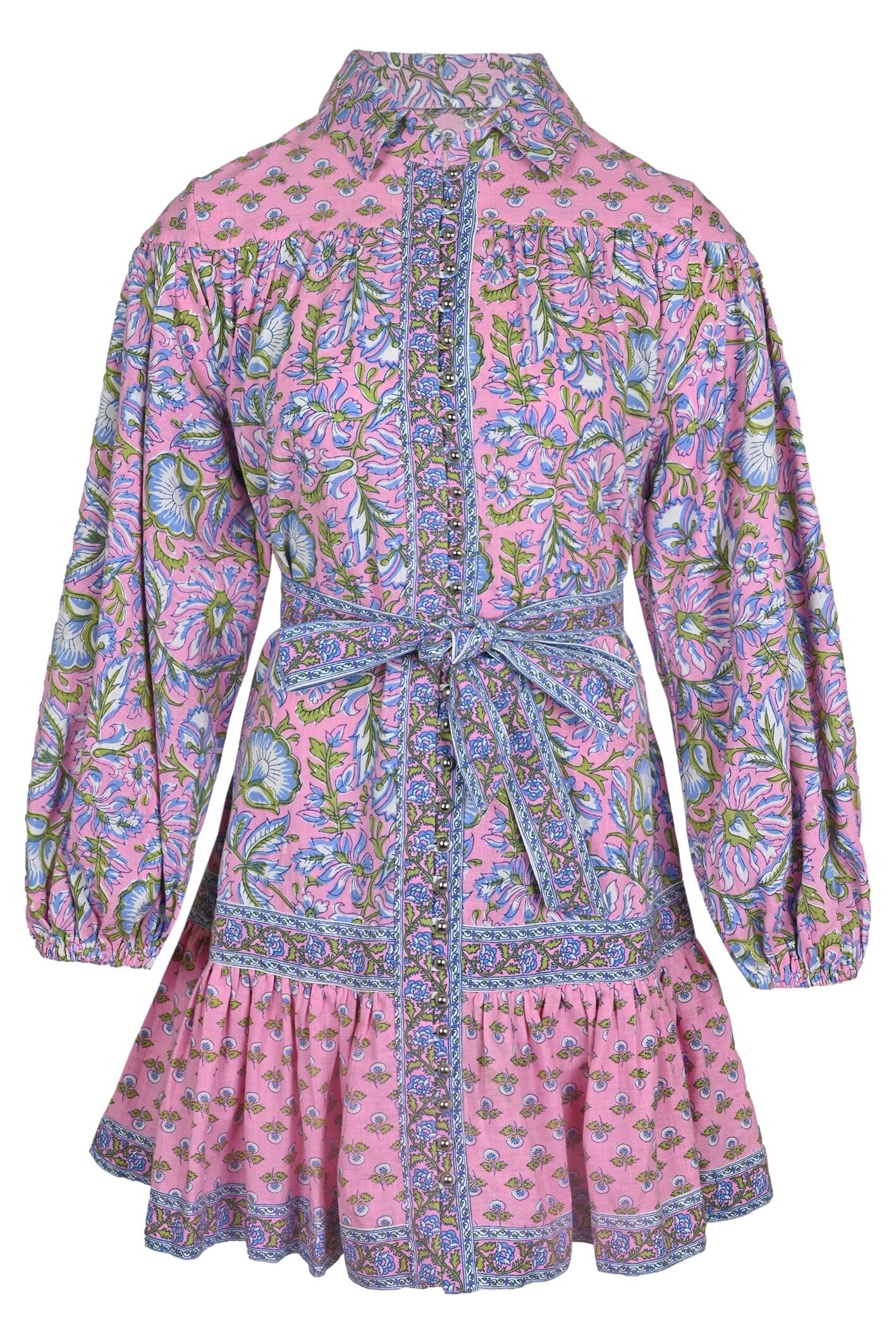 Lorena Short Dress Pink - ONE SIZE - Dress