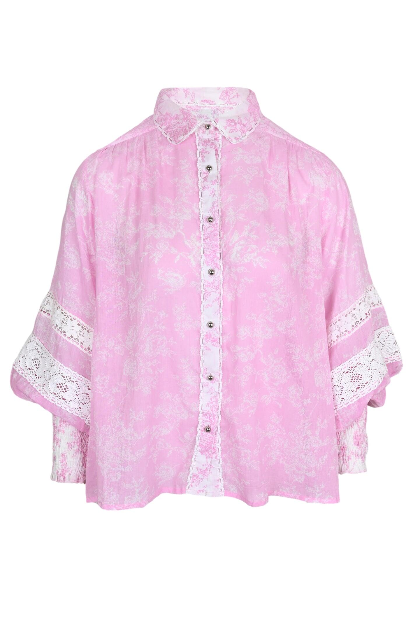 Lia Long Sleeves Top Pink