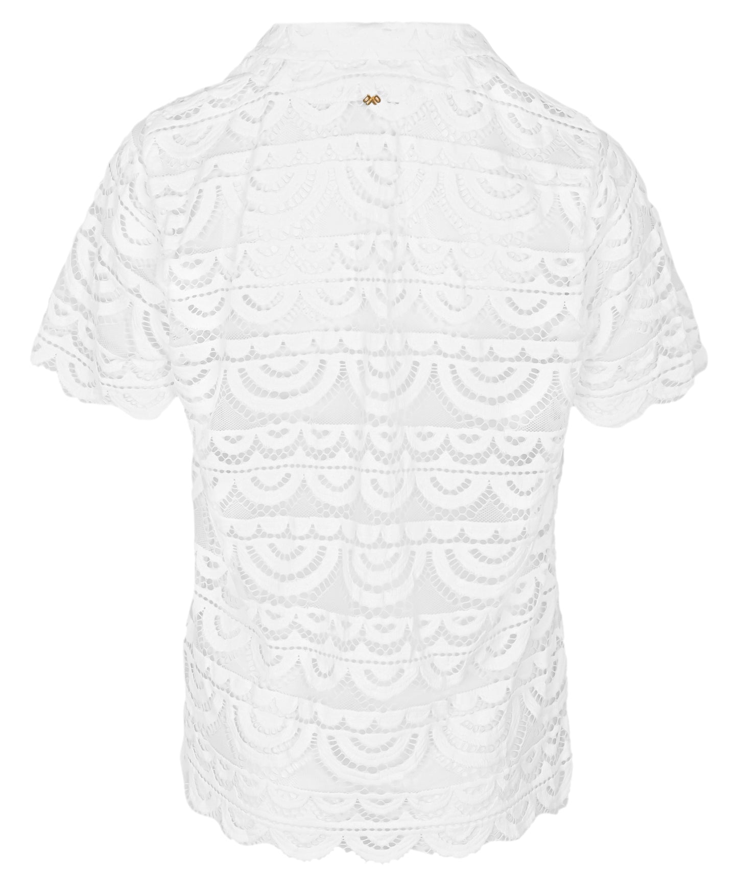 Lace Button Top Water Lily - Top