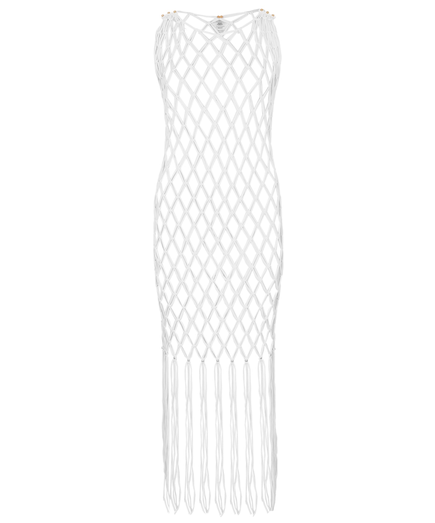 Beaded Brynn Cover Up White - Cover Up