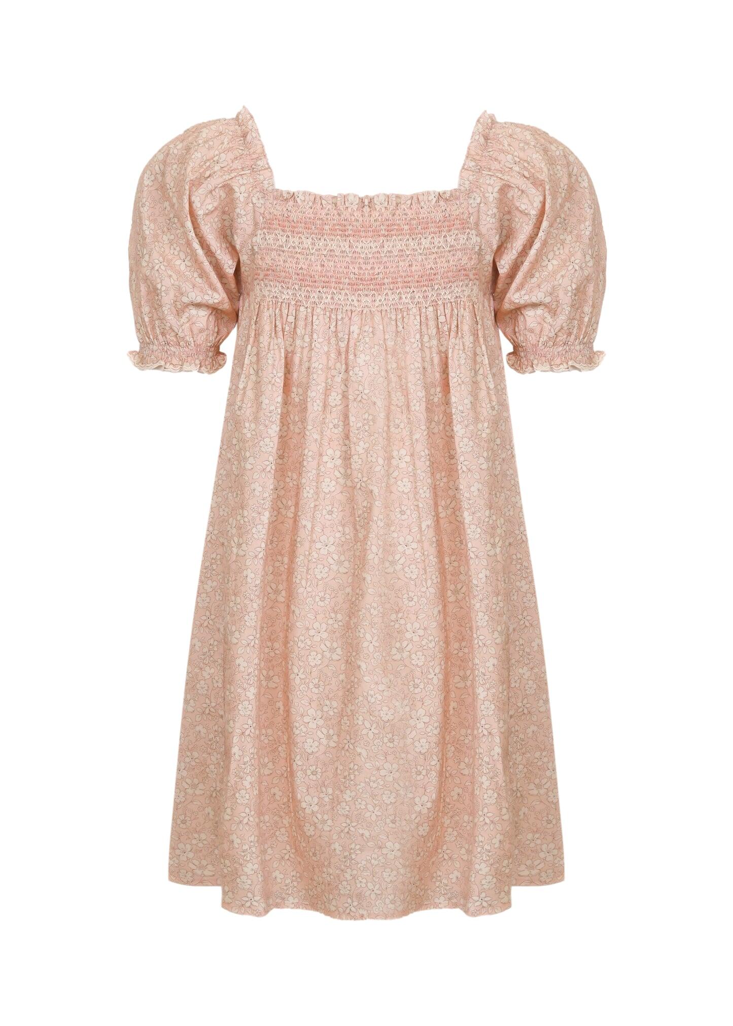 Caroline Girls Dress Garden Flowers