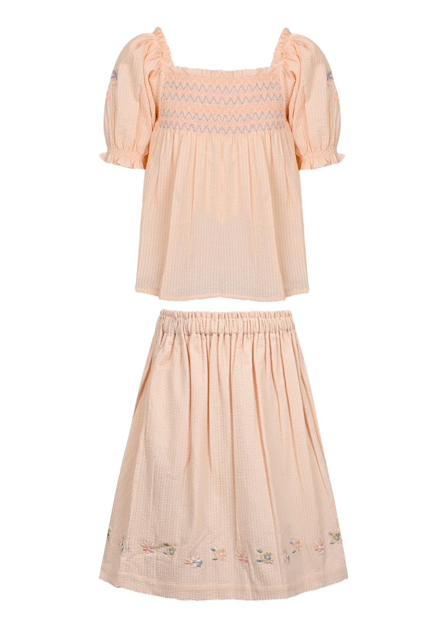 Judith Blouse and Skirt Set Warm Sand