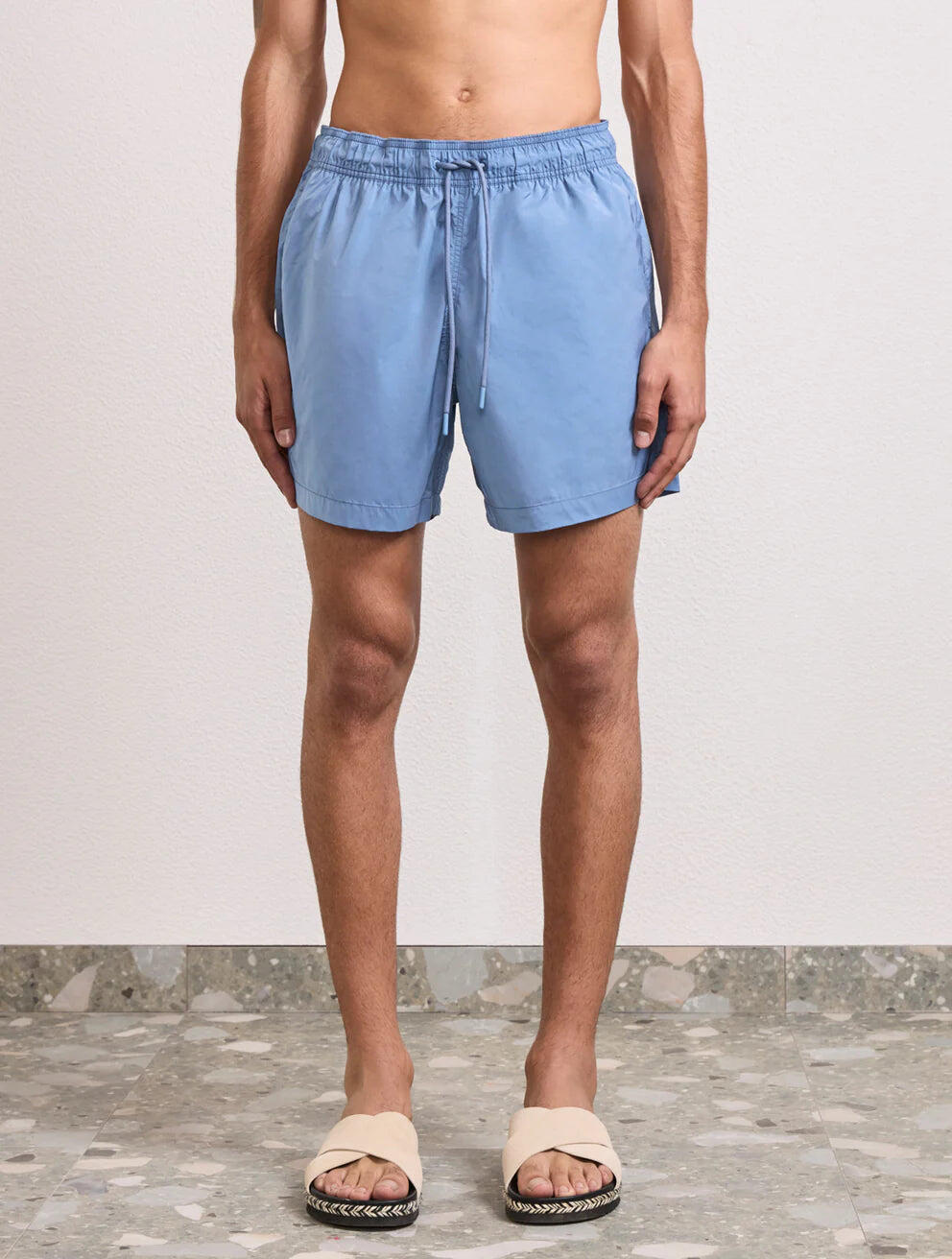 Salvador Elasticated Swimshorts Denim Blue - Swim Shorts