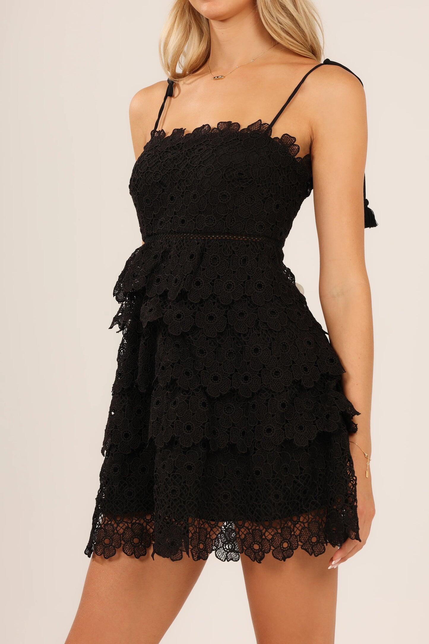 Jordan Lace Dress Black - Dress