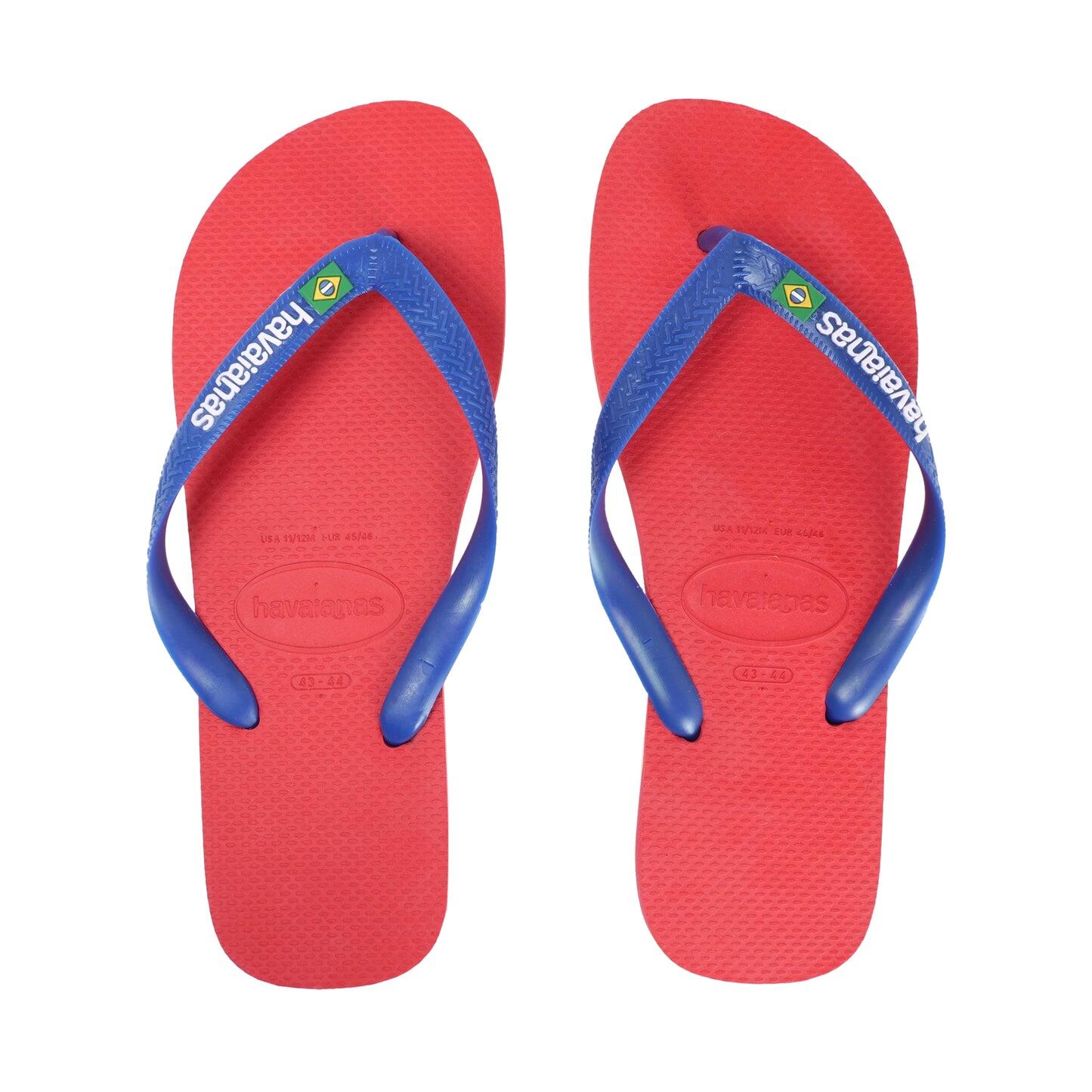 Havaianas Brasil Logo Ruby Red