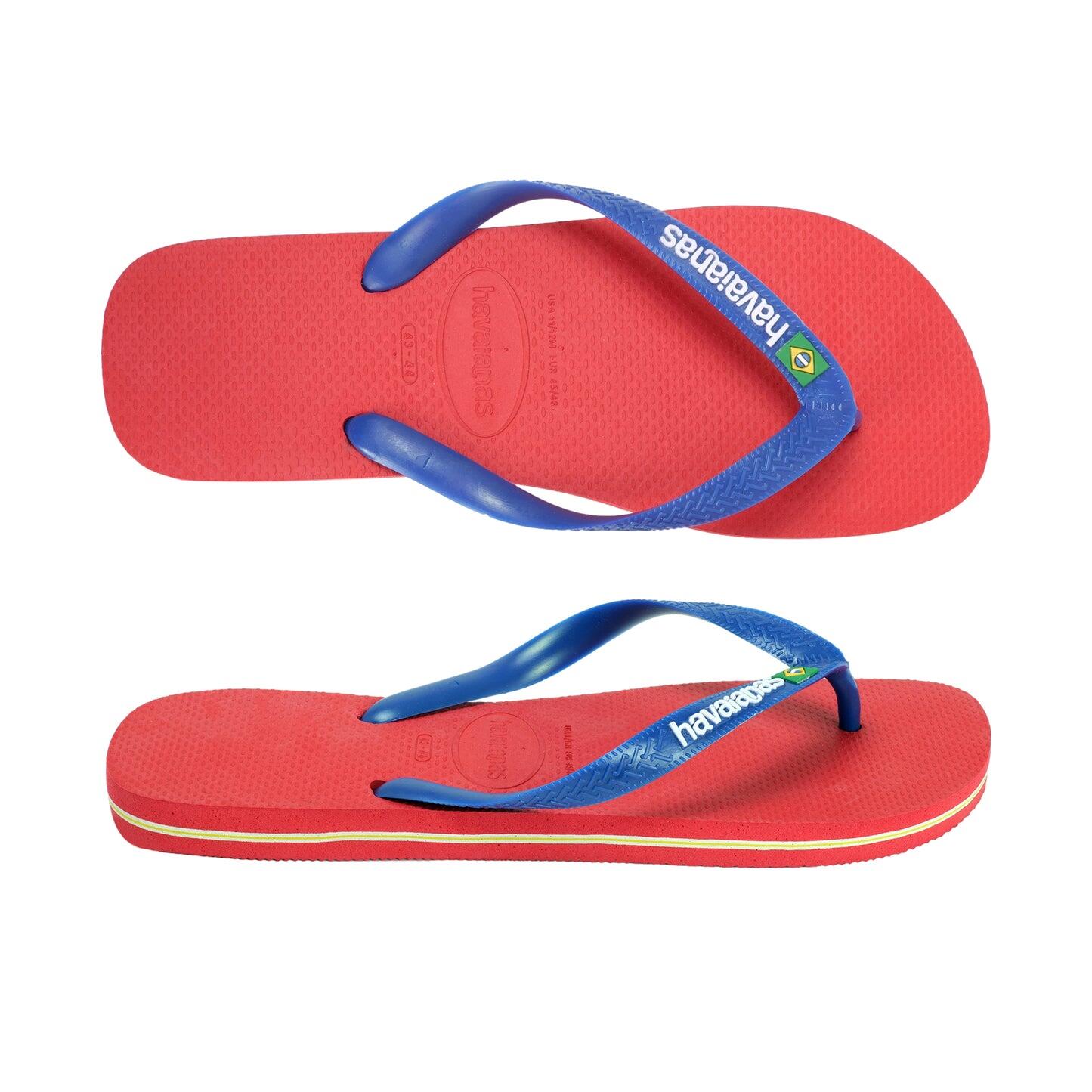 Havaianas Brasil Logo Ruby Red