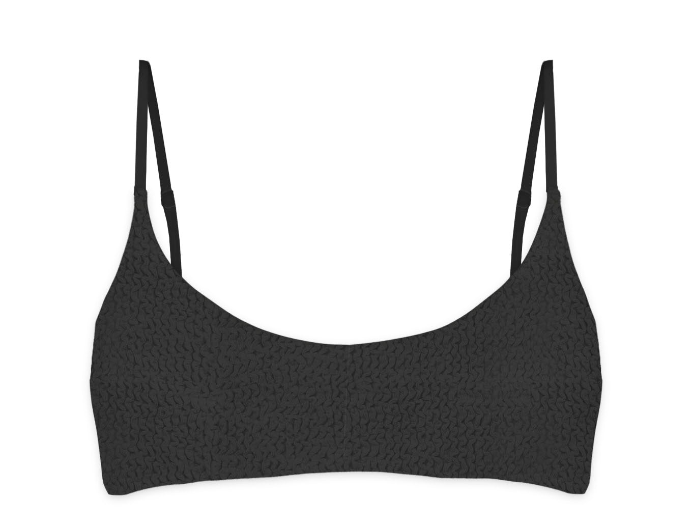 Judy Bralette Bikini Top Black