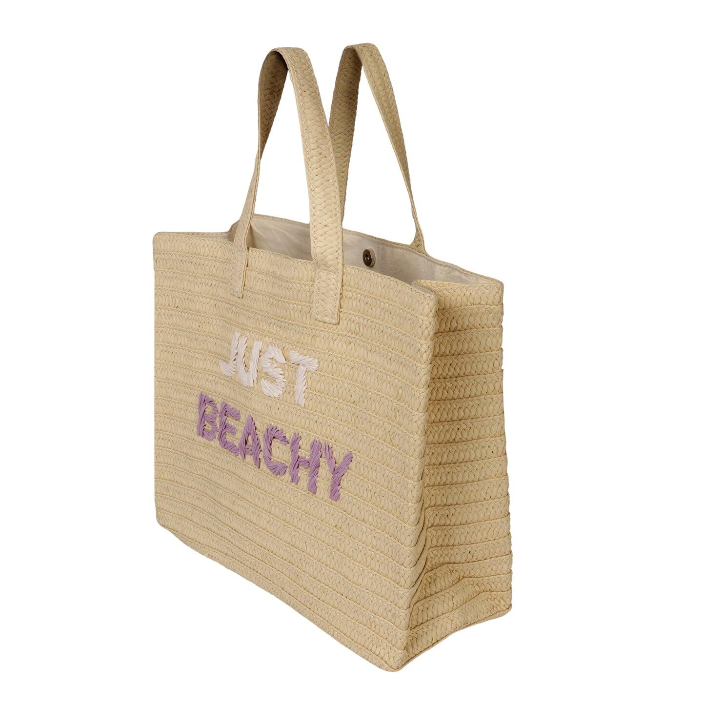 Just Beachy Tote Bag Dusty Lavender - ONE SIZE - Bag