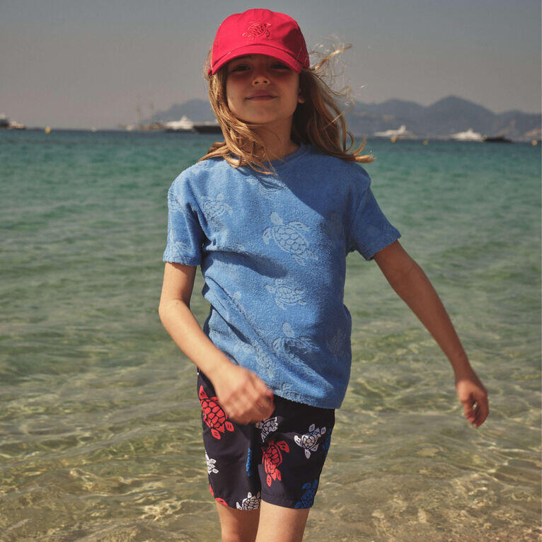 Boys Swim Shorts Ronde Des Tortues Navy Blue - Swim Shorts