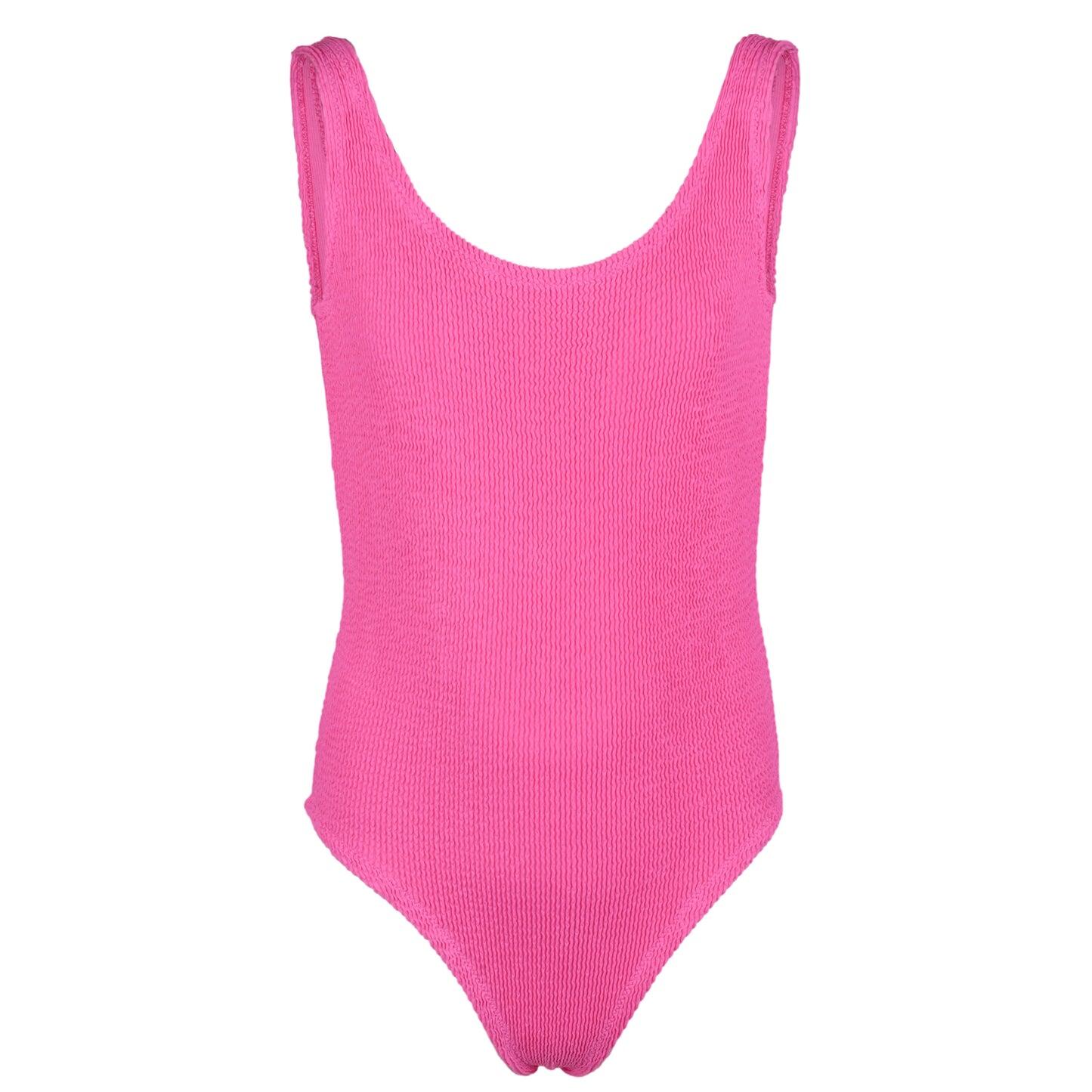 Cara One Piece Crinkle Pink