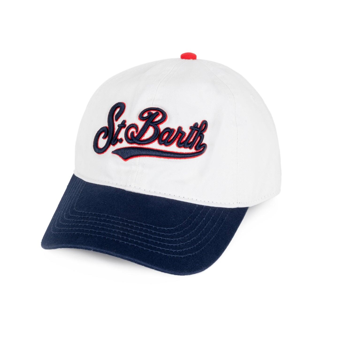 Catcher Baseball White/Navy Blue - ONE SIZE - Baseball Cap