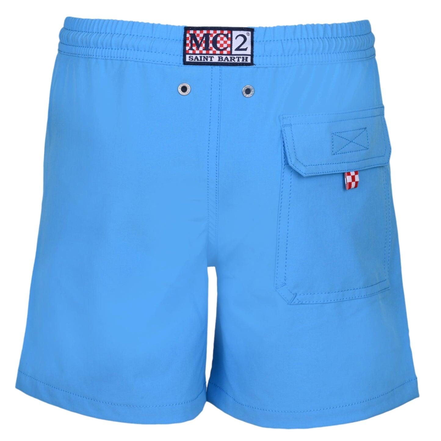 Comfort JR Aqua Blue - Boys Swim Shorts