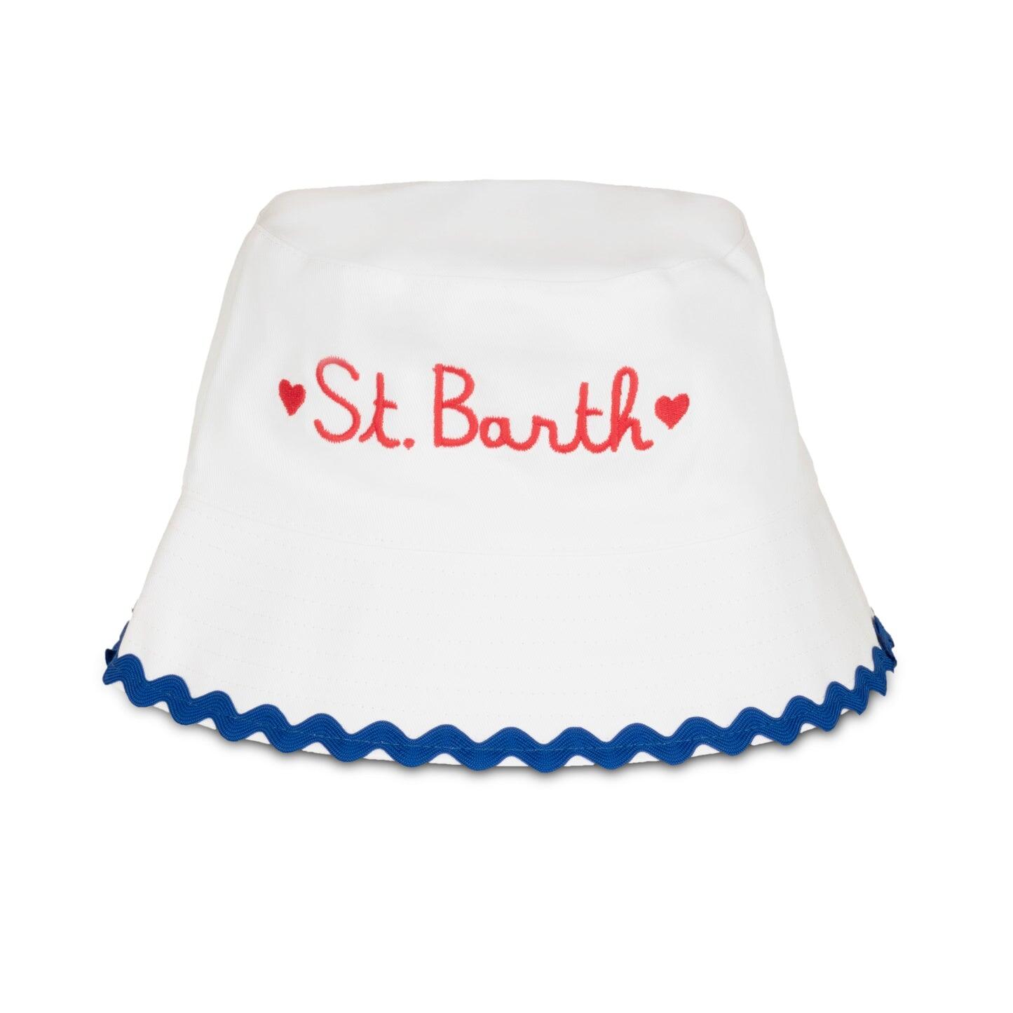 James Bucket Hat White/Blue Wave - ONE SIZE - Hat