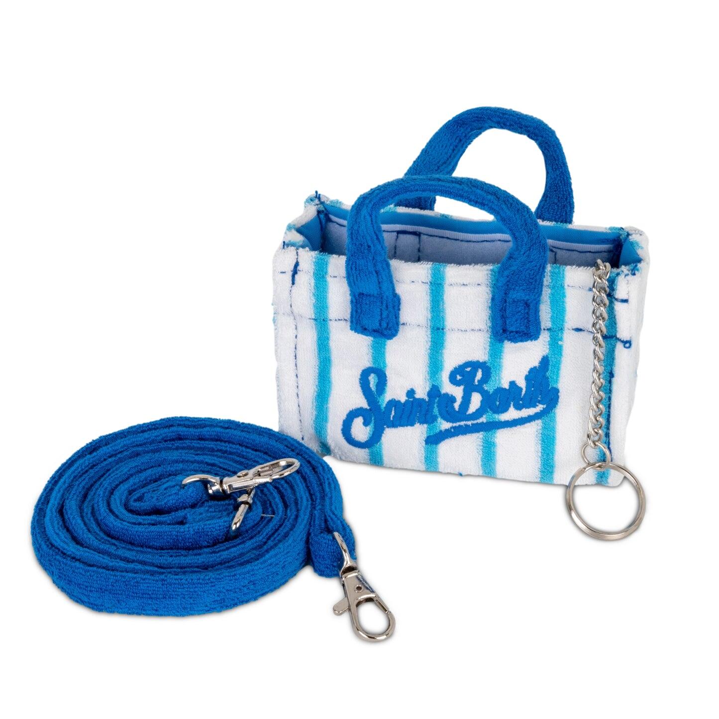 Keyring Bag Terry Stripes Blue - ONE SIZE - Bag