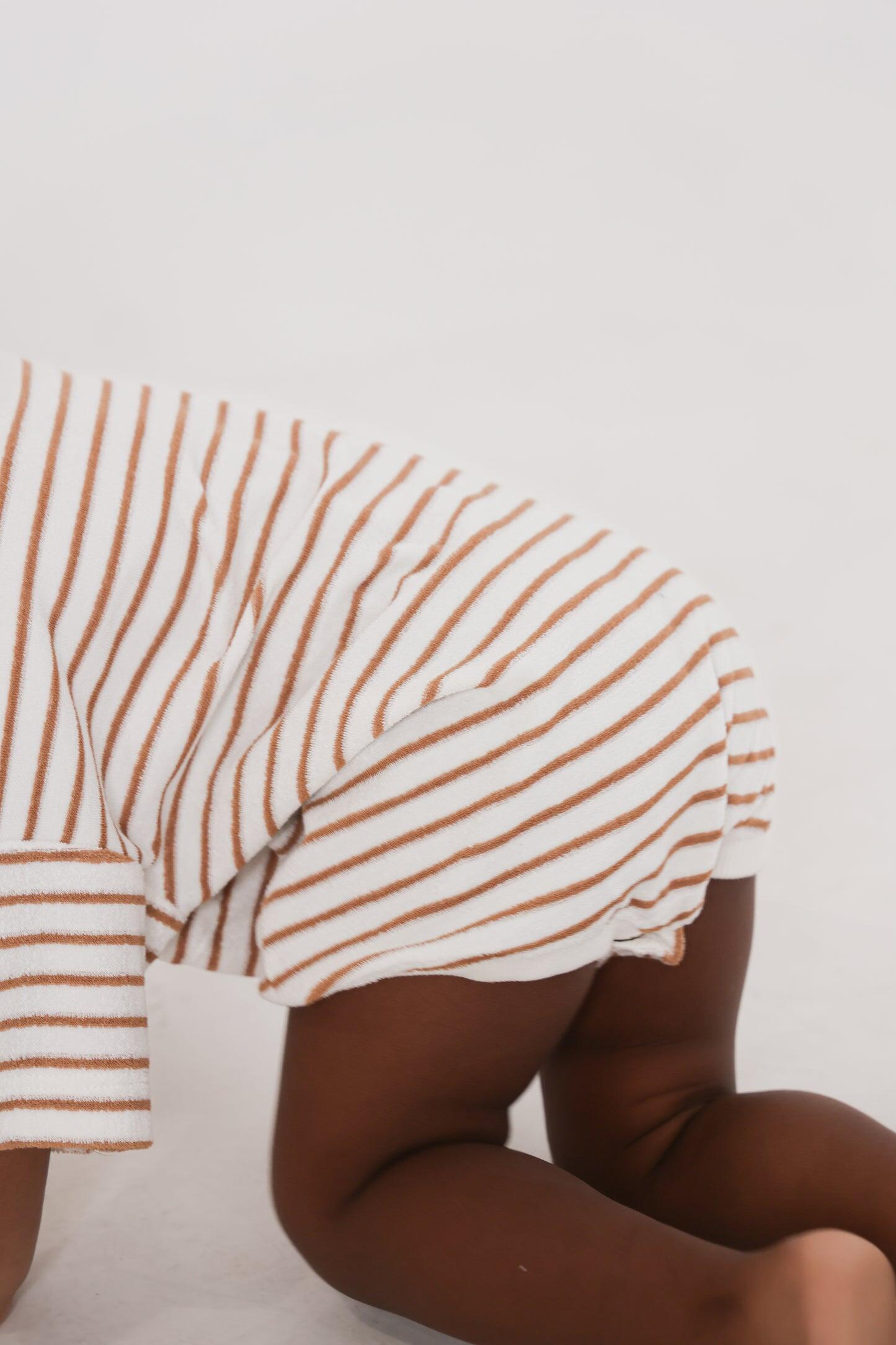 Cocoa Stripes Romper