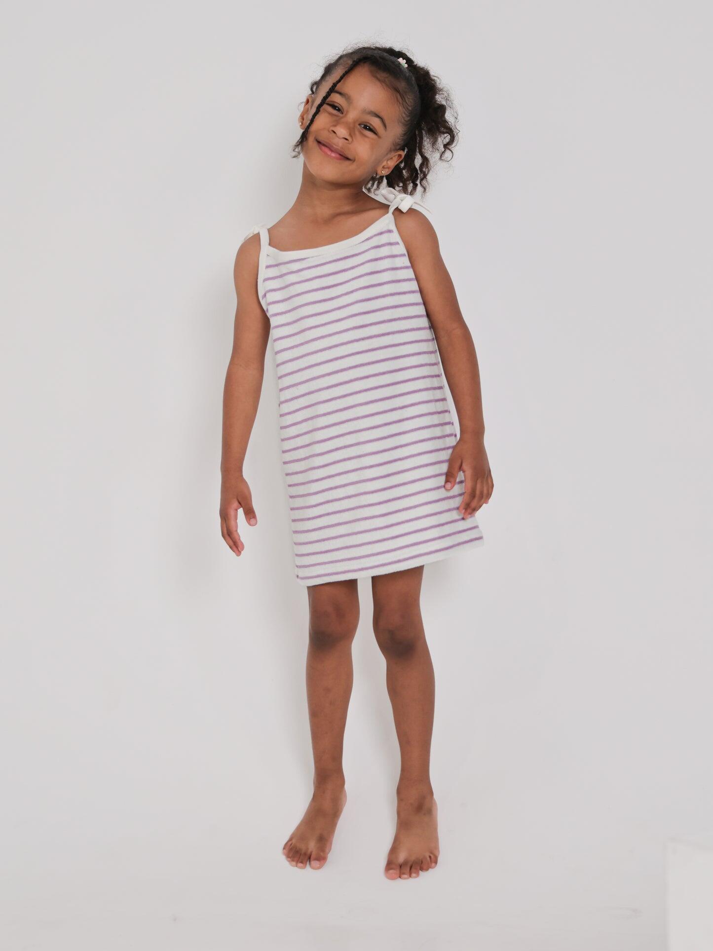 Lilac Stripe Dress