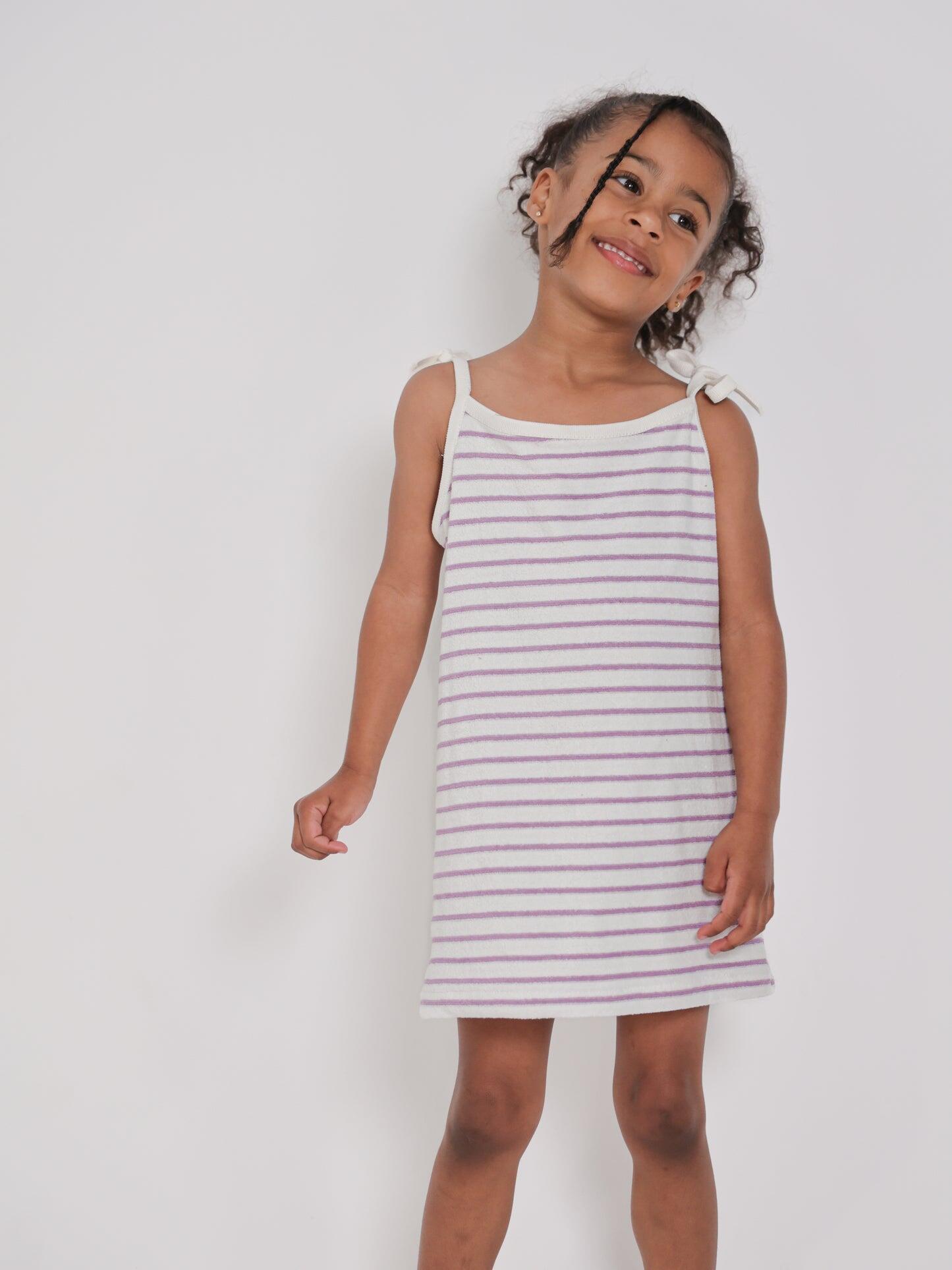 Lilac Stripe Dress